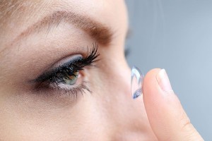 contact lens application